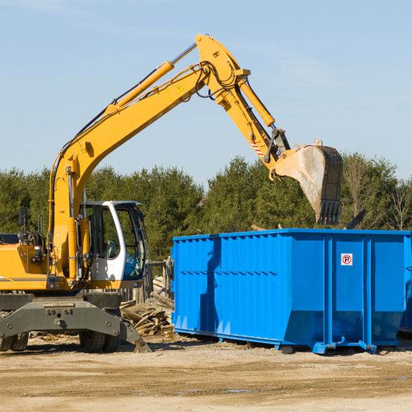 can i rent a residential dumpster for a construction project in Greentop